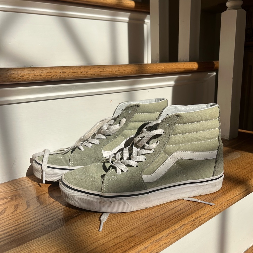 Sage Green High-Top Vans